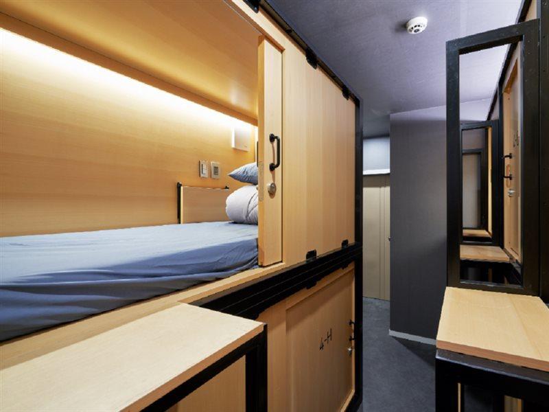The Capsule Myeongdong Hostel Seul Exterior foto